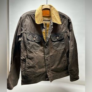 Taylor Stitch Long Haul Unlined Tobacco Waxed Jacket 38 - NWOT